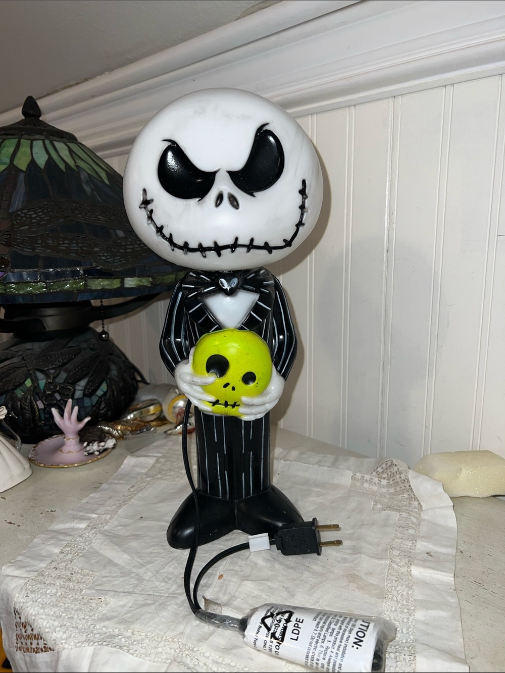 Disney Nightmare Before Christmas Halloween Jack Skellington 14" Blow Mold